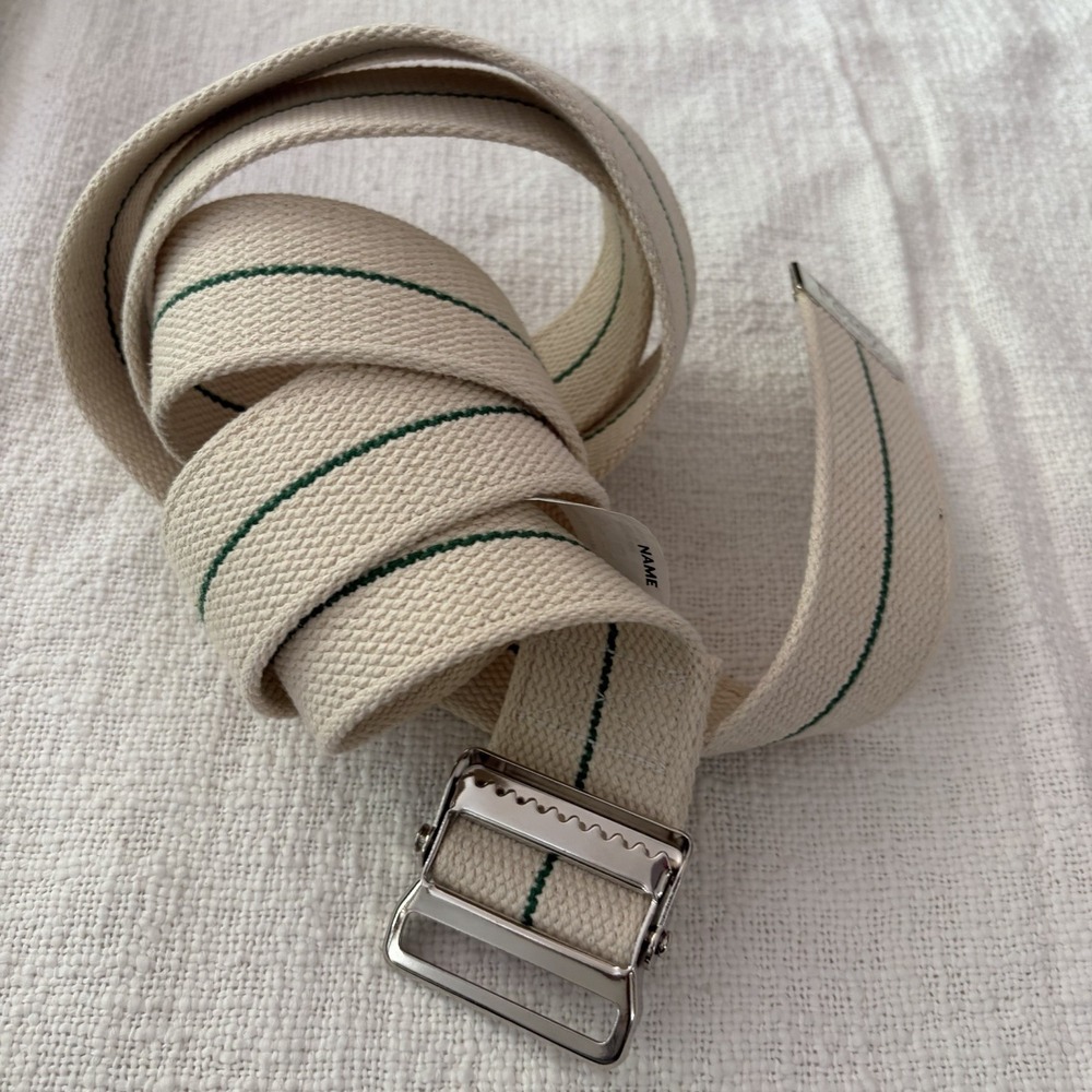 Posey Gait Belt Single Patient 62" Cotton 2" metal Buckle nickel NEW